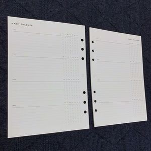 8Lotus Habit Tracker (A5 Rings)